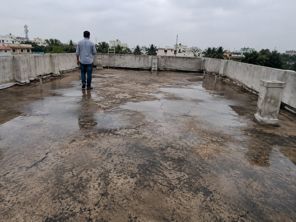 Whitefield terrace before treatment
