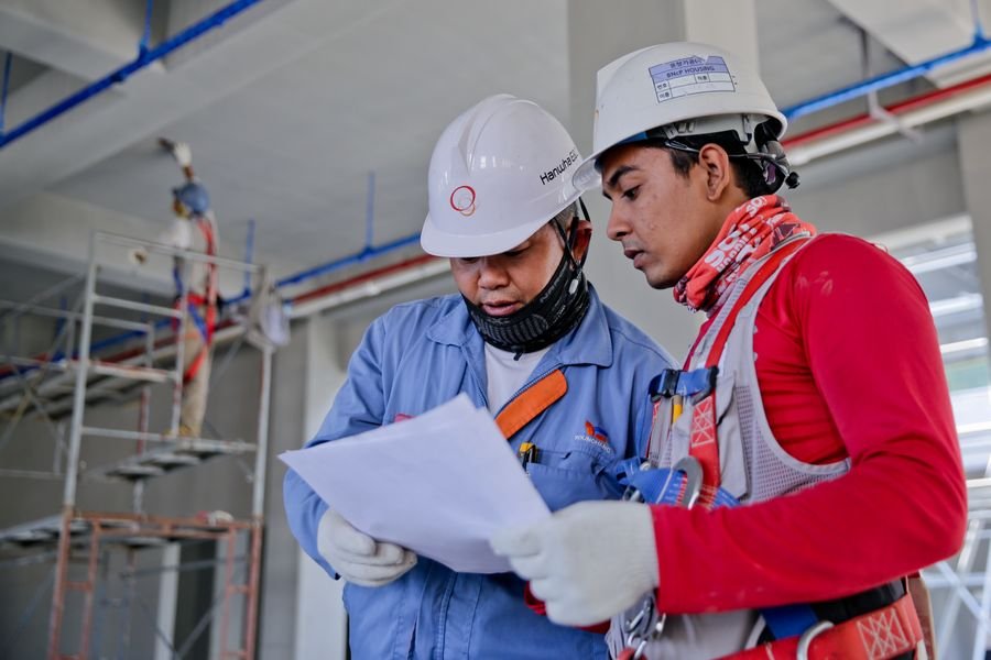 NOLEAK waterproofing team at work in Bangalore