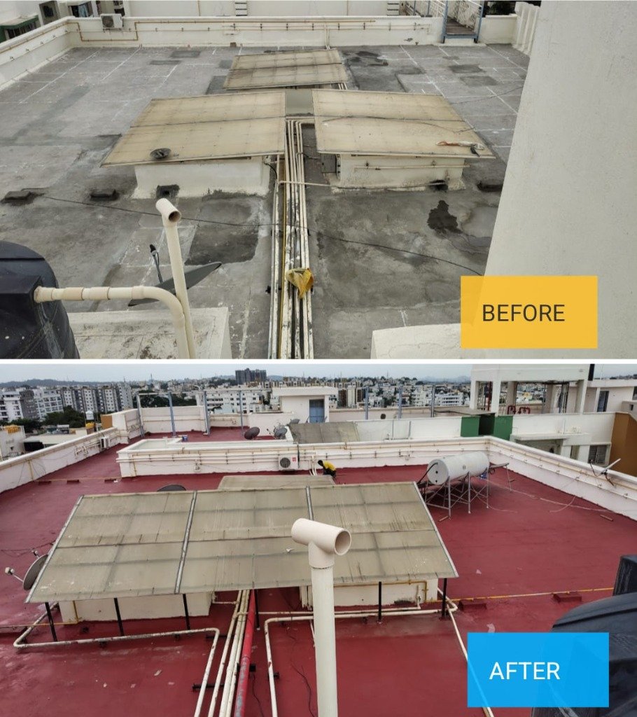 Terrace inspection in Whitefield Bangalore